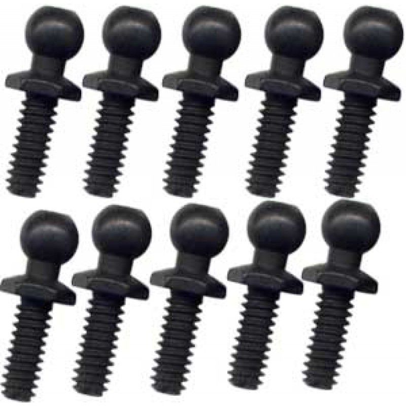 Ball Studs 4-40 x 7.5mm 10ocs Ft Shock X-Cellerator