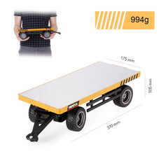 #1578 Alloy Flat deck trailer 1/10 scale by HUINA