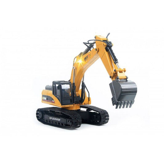 #1580 V4 RC Excavator 23Ch 1/14 Scale, 2020 Version w/gift case by HUINA