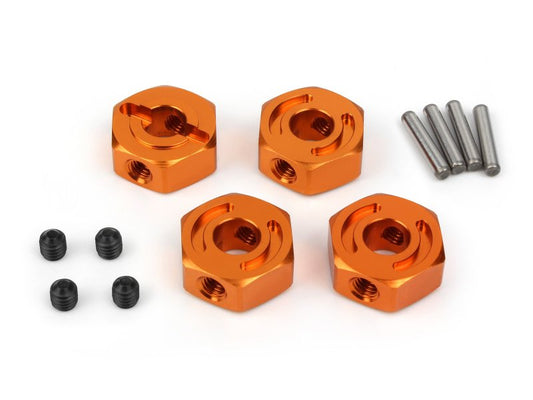 HPI JS Alum. Wheel Hex 12mm (4)