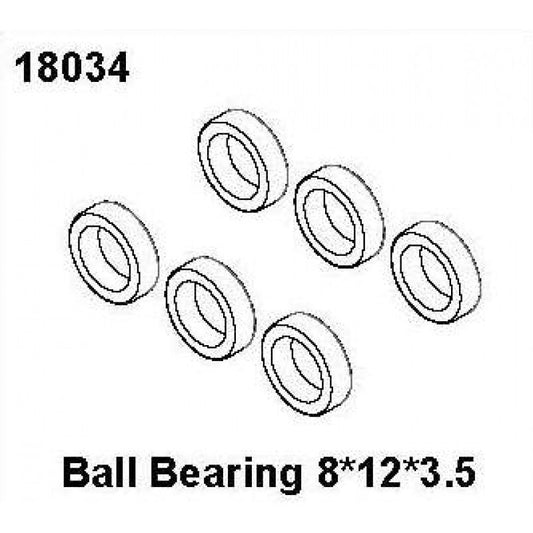 Ball Bearing 8*12*3.5, RCPRO 1/18 MT