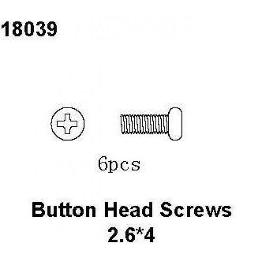 Button Head Screws 2.6*4, RCPRO 1/18 MT