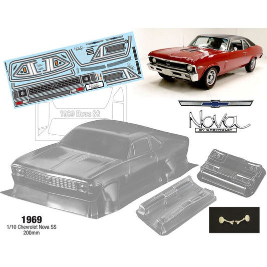 1969 CHEVOLET NOVA SS 200MM Wide