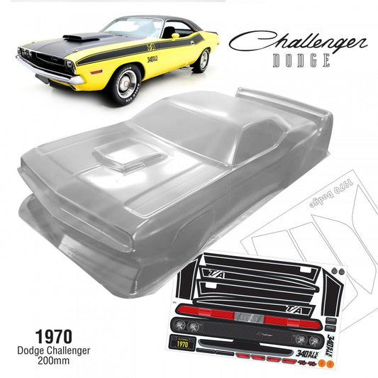 1/10 1970 Dodge Challenger 200mm Wide, WB 258mm VTA