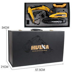 #1580 V4 RC Excavator 23Ch 1/14 Scale, 2020 Version w/gift case by HUINA