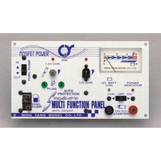 Power Panel w/pump & Glow charger, Glow Clip Out, 12v Starter Out