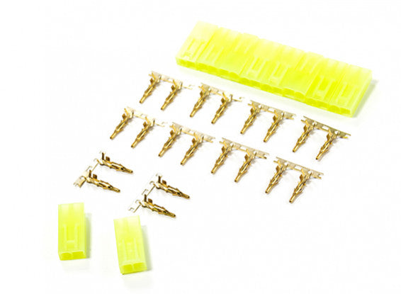 Mini Tamiya Male Gold Connector (10pcs/set)