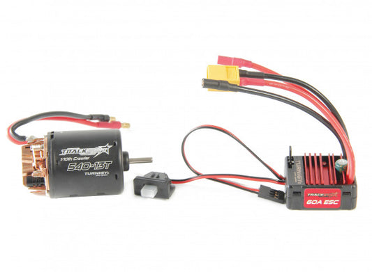 Turnigy Trackstar 540-16T Brushed Motor & 60A ESC Combo for 1/10th Crawler