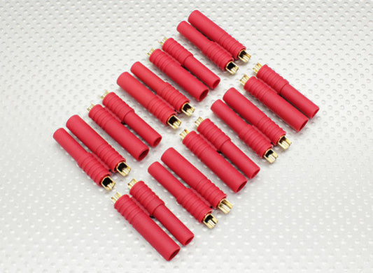 HXT 4mm Gold Connector w/Pre-installed Bullets (10pcs/set)