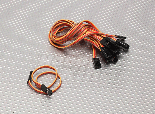 20CM Male to Male Servo Lead (JR) 26AWG (10pcs/set)