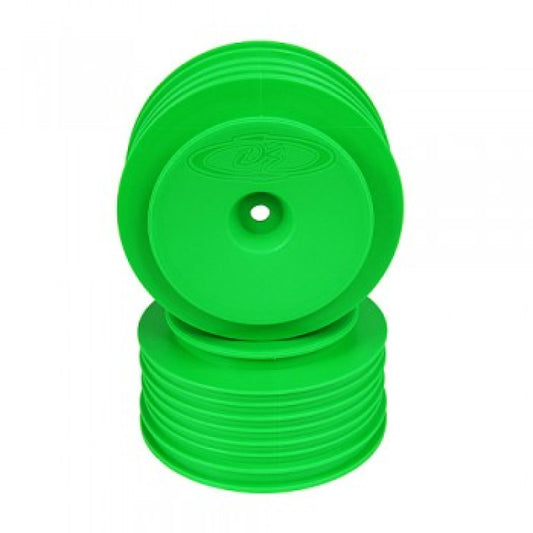 Speedline Plus SC Wheels for Associated SC5M - SC10 - ProSC / +3mm / GREEN 4Pcs