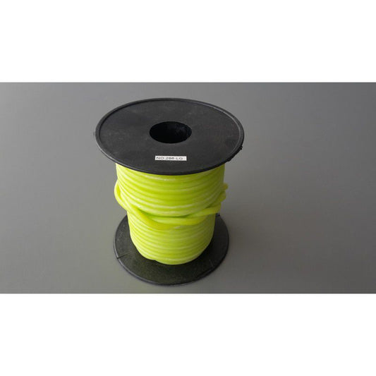 Silicon Tube Light Green 2.5mm x 5mm x 20m.