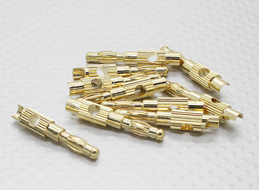 4mm Gold Plated Banana Plug (10pc)