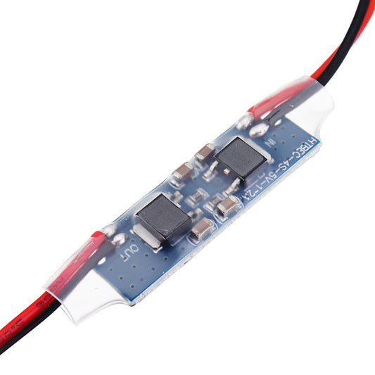 BEC 2A Cont/Burst 2-4S LiPo, 5-12NC, Output 5.0V/2A 42x12.5x4mm 8g by HTIRC