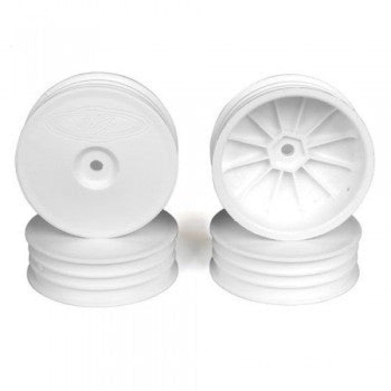 Slim Speedline Buggy Wheels for TLR 22 3.0 - 4.0 / Front / WHITE / 4Pcs 2.2in