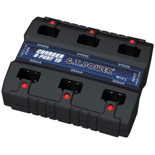 1S, (6 series) Lipo Battery charger for Eflite & Nine Eagles. Input DC7.5-18V=1A