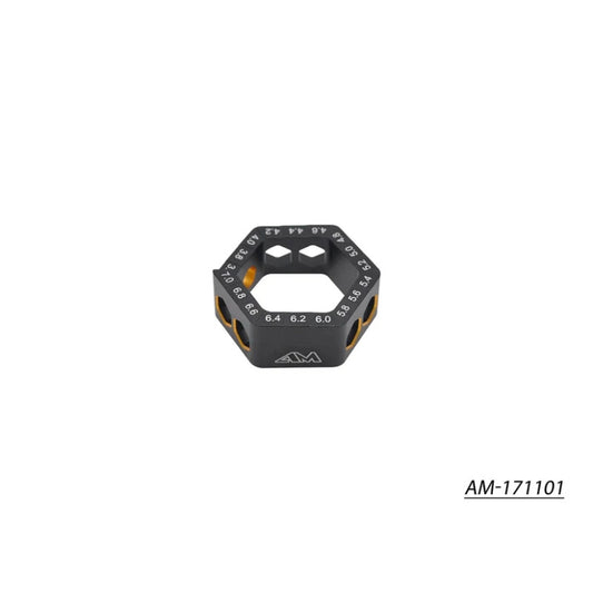 AM Droop Gauge 3.6-7.0MM (0.2MM) Black Golden by Arrowmax
