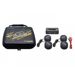 AM Tyre Warmer (1/10th) With Bag Black Golden by Arrowmax
