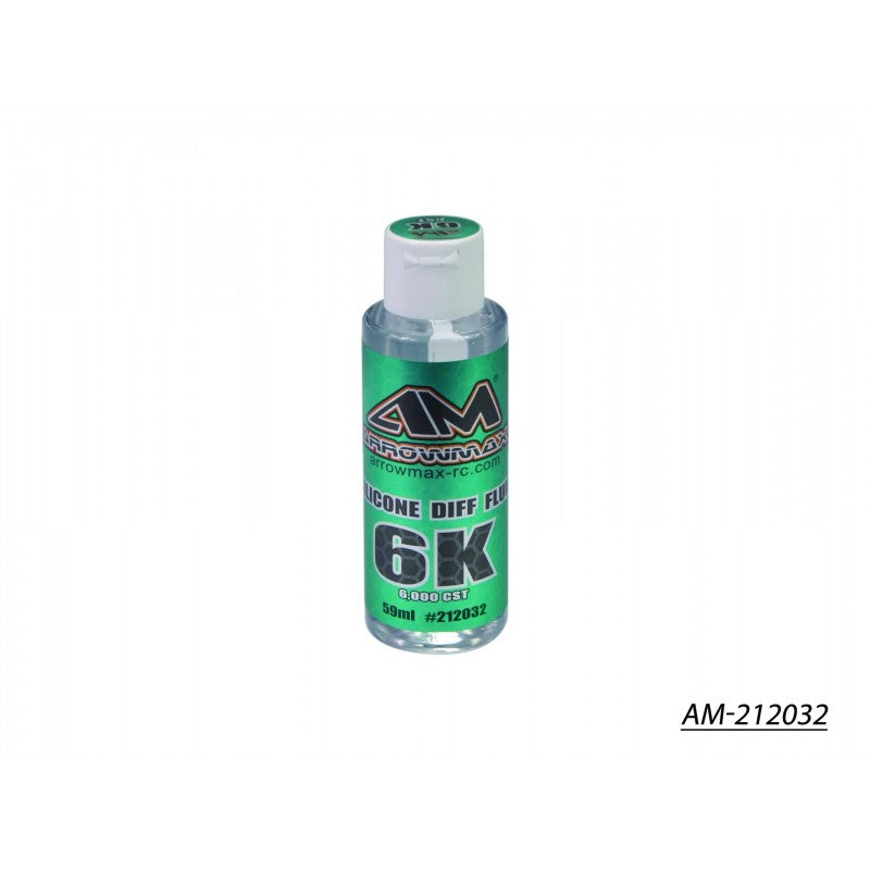 Silicone Diff Fluid 59ml 6.000cst V2 (6K) by Arrowmax