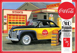 Amt 1/25 '41 Plymouth Coupe Coca-C