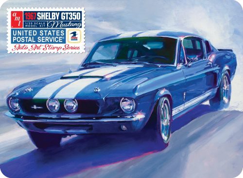 Amt 1/25 '67 Shelby GT350 USPS Tin