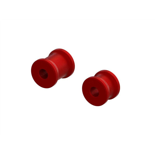 Aluminum Chassis Brace Spacer Set Red by ARRMA