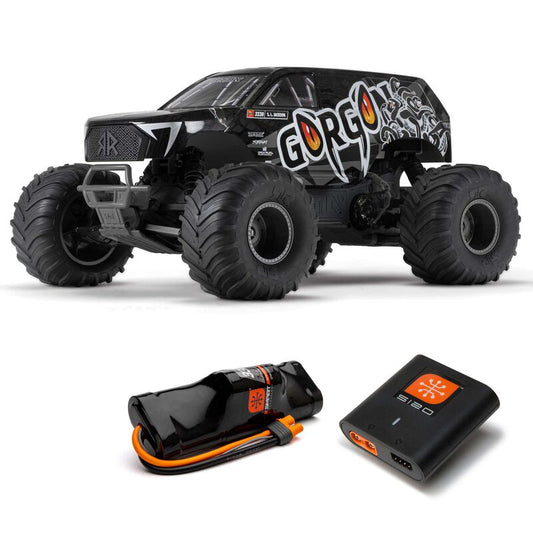 1/10 GORGON 4X2 MEGA 550 Brushed Monster Truck Ready-To-Assemble Kit with