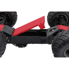 1/10 GORGON 4X2 MEGA 550 Brushed Monster Truck RTR with Battery & Charger, Red