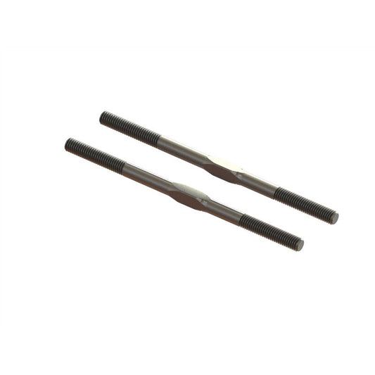 Steel Turnbuckle M5x95mm Silver (2) 6S Outcast, Talion, Kraton, Notorious by