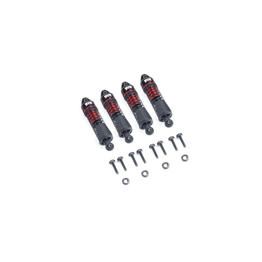 Aluminum Shock Set, 58mm Length, 300cSt Oil (4pcs) - GROM Upgrade by ARRMA