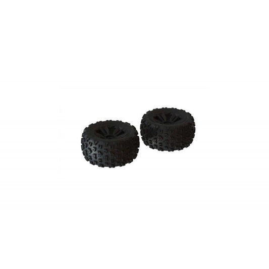 dBoots 'Copperhead2 MT' Tire Set Black - PairSuit Kraton 17mm Hex by ARRMA