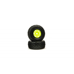 dBoots 'Fortress' Tire Set Glued Green (Pair) by ARRMA