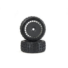 dBoots Katar T Belted 6S Tire Set Glued (Blk) (2) by ARRMA (Replaces ARAC9615)