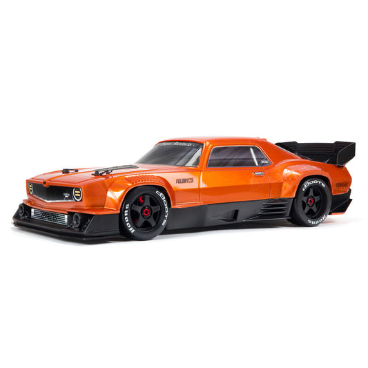 1/7 FELONY 6S BLX Street Bash All-Road Muscle Car RTR, Orange by ARRMA