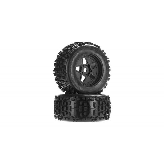 AR510092 dBoots Backflip MT 6S Tire Wheel Set 17mm Hex by ARRMA