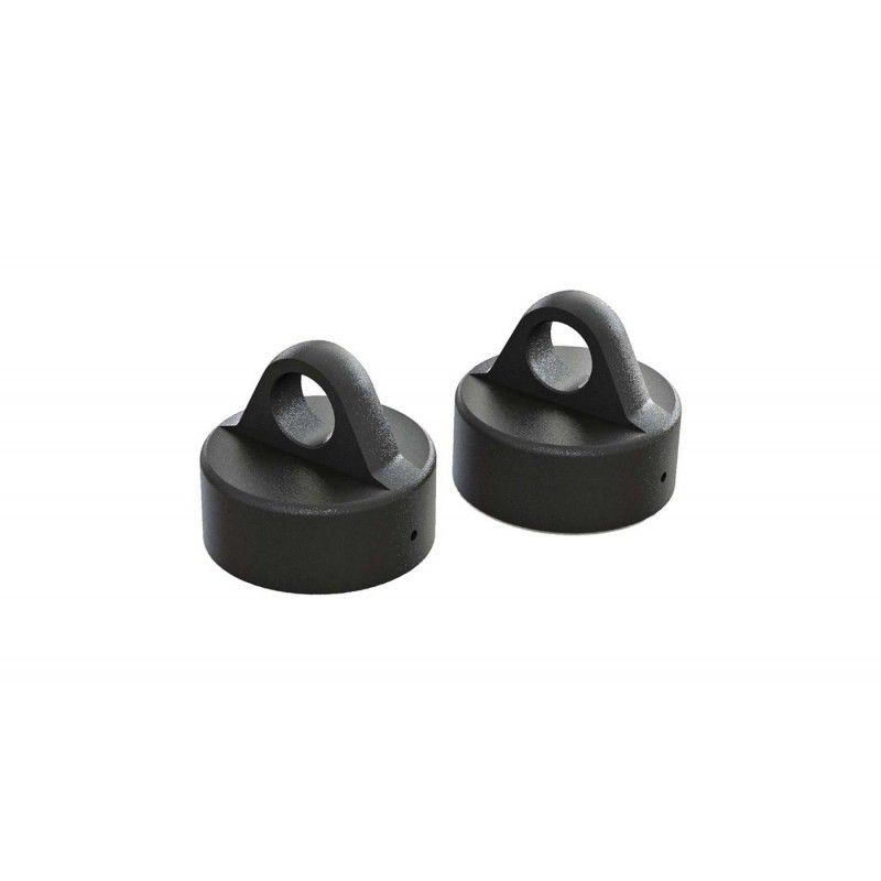 AR330491 Shock Cap Aluminum Black 6S (2) Fits 6S Typhon, Kraton, Senton,