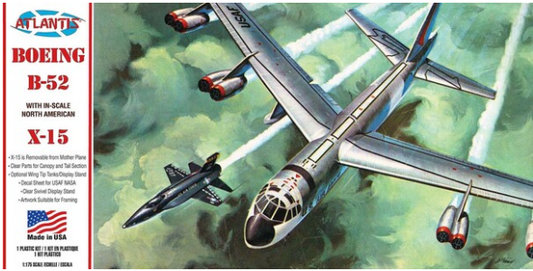 Atlantis 1/175 B-52 & X-15 w/stand