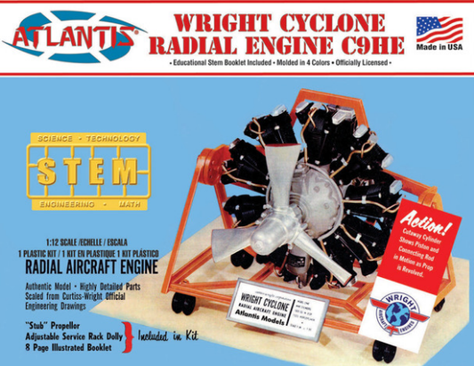 Atlantis 1/12 Wright Cyclone 9 Radial