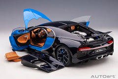 AUTOart 1/12 Bugatti Chiron Blue/Blue