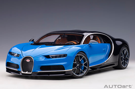 AUTOart 1/12 Bugatti Chiron Blue/Blue