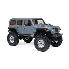 1/24 SCX24 Jeep Wrangler JLU 4X4 Rock Crawler Brushed RTR, Gray by Axial