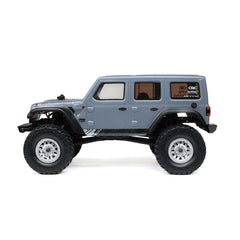 1/24 SCX24 Jeep Wrangler JLU 4X4 Rock Crawler Brushed RTR, Gray by Axial