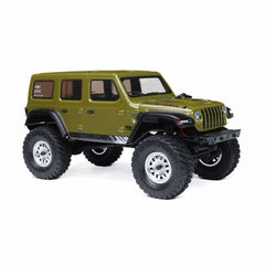 1/24 SCX24 Jeep Wrangler JLU 4X4 Rock Crawler Brushed RTR, Green by Axial