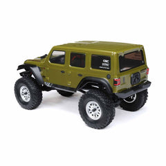 1/24 SCX24 Jeep Wrangler JLU 4X4 Rock Crawler Brushed RTR, Green by Axial