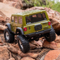 1/24 SCX24 Jeep Wrangler JLU 4X4 Rock Crawler Brushed RTR, Green by Axial