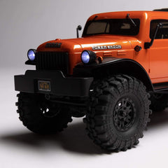 1/24 SCX24 Dodge Power Wagon 4WD Rock Crawler Brushed RTR, Orange by Axial