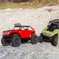 1/24 SCX24 Deadbolt 4WD Rock Crawler Brushed RTR, Red by Axial