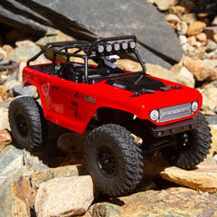 1/24 SCX24 Deadbolt 4WD Rock Crawler Brushed RTR, Red by Axial