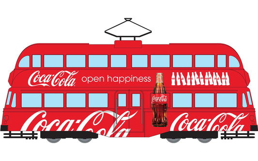 Corgi 1/76 Coke D/D Tram-Open Happin