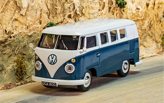 Corgi 1/43 VW Type 2 Camper: Blue/W